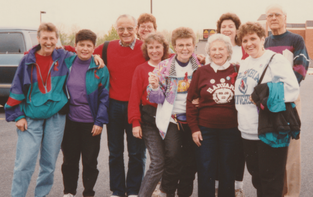 Group of PFLAG Louisville members at the 1993 March on Washington for Lesbian, Gay and Bi Equal Rights and Liberation.